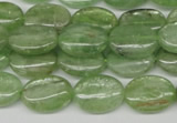 CKC267 15.5 inches 10*14mm oval natural green kyanite beads