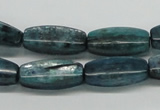 CKC32 16 inches 8*20mm faceted rice natural kyanite beads