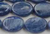 CKC536 15.5 inches 13*18mm oval natural Brazilian kyanite beads