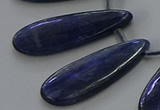 CKC541 Top drilled 10*25mm flat teardrop natural kyanite beads