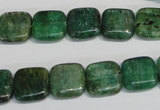 CKC62 15.5 inches 12*12mm square natural green kyanite beads