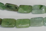 CKC65 15.5 inches 8*12mm rectangle natural green kyanite beads