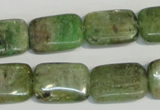 CKC67 15.5 inches 13*18mm rectangle natural green kyanite beads