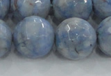 CKC708 15.5 inches 20mm faceted round imitation blue kyanite beads