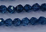 CKC711 15.5 inches 6mm faceted nuggets imitation kyanite beads