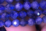 CKC731 15.5 inches 5mm faceted round kyanite gemstone beads