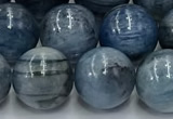 CKC772 15.5 inches 10mm round blue kyanite beads wholesale