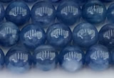 CKC793 15 inches 6mm round blue kyanite beads wholesale