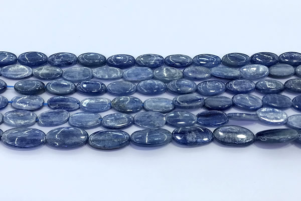 CKC817 15 inches 8*12mm - 9*15mm oval blue kyanite beads