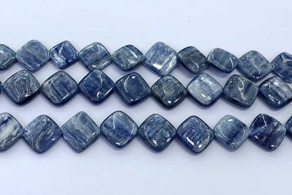 CKC825 15 inches 15*15mm - 16*16mm square blue kyanite beads