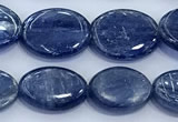 CKC828 15 inches 10*14mm - 12*16mm oval blue kyanite beads