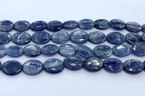 CKC829 15 inches 13*18mm - 15*20mm oval blue kyanite beads