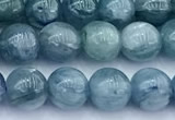 CKC835 15 inches 6mm round blue kyanite gemstone beads