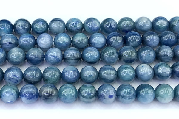 CKC841 15 inches 10mm round blue kyanite beads