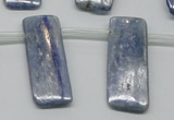 CKC86 Top drilled 12*30mm rectangle natural kyanite gemstone beads