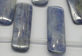 CKC87 Top drilled 11*35mm rectangle natural kyanite gemstone beads