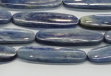 CKC94 15.5 inches 10*35mm oval natural kyanite gemstone beads