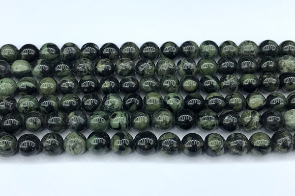 CKJ320 15 inches 8mm round kambaba jasper beads, 2mm hole