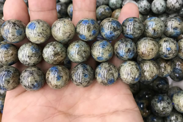 CKJ418 15.5 inches 14mm round k2 jasper beads wholesale