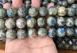 CKJ419 15.5 inches 16mm round k2 jasper beads wholesale