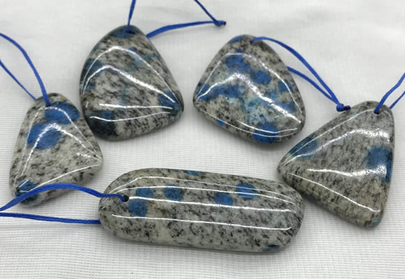 CKJ431 25*35mm - 40*55mm freeform k2 jasper slab pendants