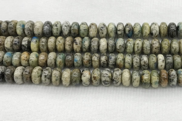 CKJ439 15.5 inches 5*10mm - 6*10mm rondelle natural k2 jasper beads