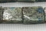 CKJ448 15.5 inches 11*12mm - 13*17mm rectangle natural k2 jasper beads