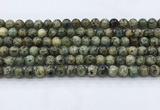 CKJ463 15.5 inches 6mm round natural k2 jasper beads wholesale