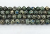 CKJ466 15.5 inches 12mm round natural k2 jasper beads wholesale