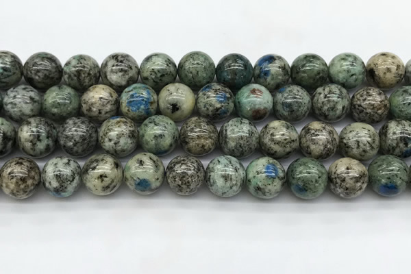 CKJ466 15.5 inches 12mm round natural k2 jasper beads wholesale