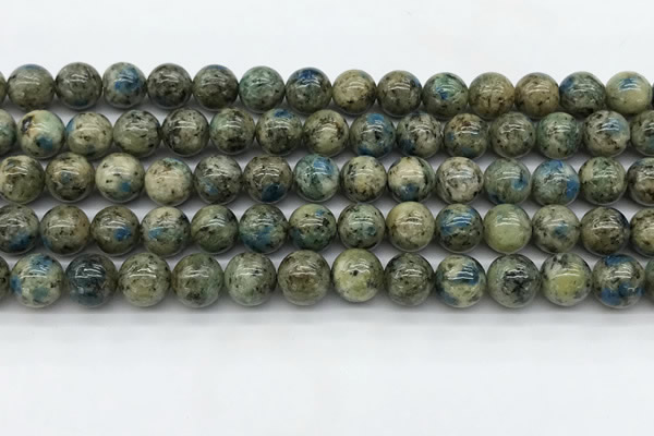 CKJ471 15.5 inches 8mm round natural k2 jasper beads wholesale