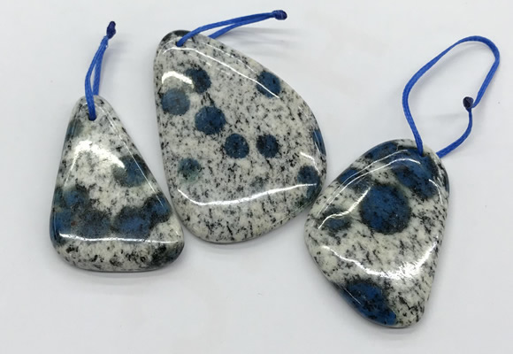 CKJ495 25*35mm - 40*55mm freeform k2 jasper slab pendants