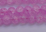 CKQ303 15.5 inches 10mm round dyed crackle quartz beads wholesale