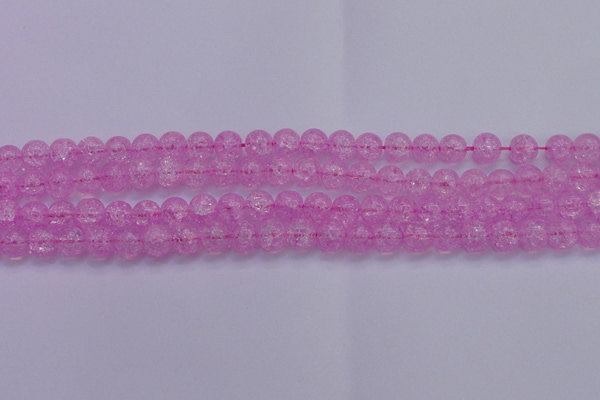 CKQ303 15.5 inches 10mm round dyed crackle quartz beads wholesale