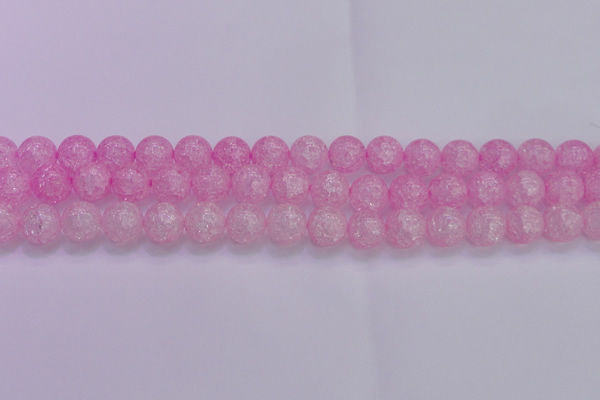 CKQ305 15.5 inches 14mm round dyed crackle quartz beads wholesale