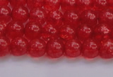 CKQ315 15.5 inches 6mm round dyed crackle quartz beads wholesale