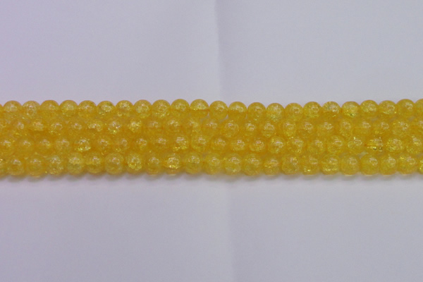 CKQ324 15.5 inches 10mm round dyed crackle quartz beads wholesale