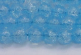 CKQ331 15.5 inches 10mm round dyed crackle quartz beads wholesale