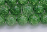 CKQ340 15.5 inches 14mm round dyed crackle quartz beads wholesale