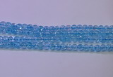 CKQ361 15.5 inches 6mm round dyed crackle quartz beads