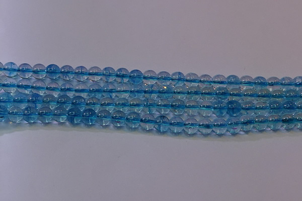 CKQ370 15.5 inches 4mm round dyed crackle quartz beads wholesale