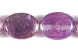 CKU01 15 inches 8*10mm oval purple kunzite beads Wholesale