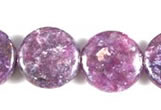 CKU04 15 inches 16mm coin purple kunzite beads wholesale