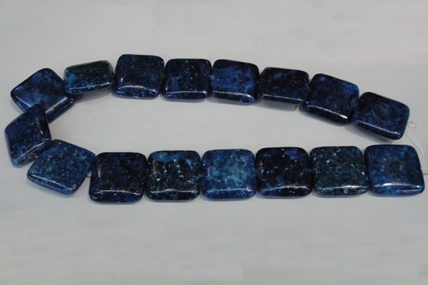 CKU120 15.5 inches 25*25mm square dyed kunzite beads wholesale