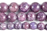 CKU16 15 inches 8mm,10mm & 12mm round purple kunzite beads