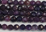 CKU21 15.5 inches 6mm faceted round purple kunzite beads wholesale