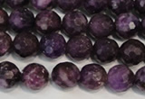 CKU23 15.5 inches 10mm faceted round purple kunzite beads wholesale