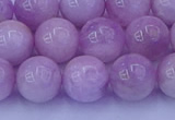 CKU264 15.5 inches 12mm round natural pink kunzite beads