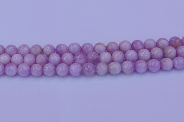 CKU264 15.5 inches 12mm round natural pink kunzite beads