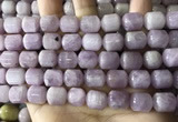 CKU333 15.5 inches 10*12mm tube kunzite gemstone beads